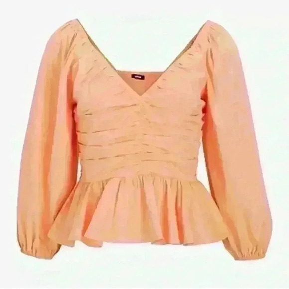 Express orange  blouse size xs - Picture 1 of 16